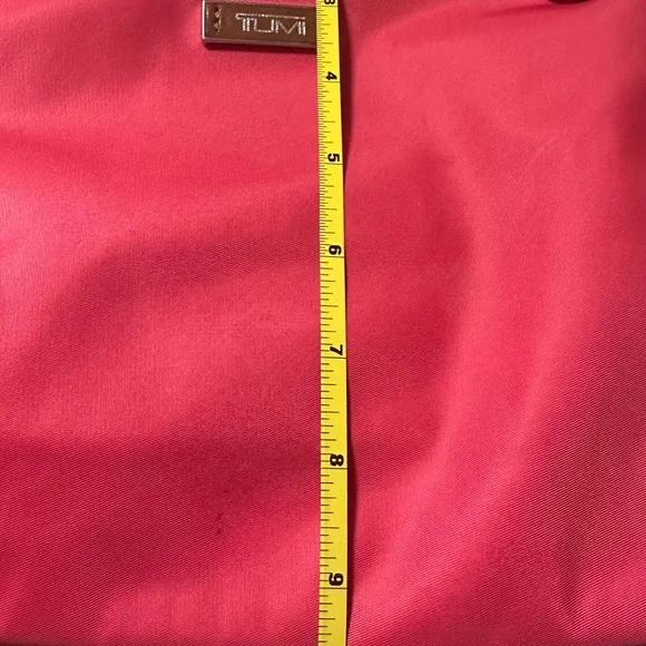 Tumi pink purse 10x9 1/2 - Picture 8 of 10